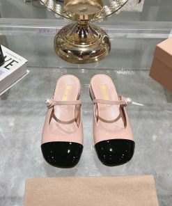 MIUMIU 25ss Spring/Summer New Mary Jane Half SlippersMiu Miu's Personalized Design Is Very Vers d7vzn8qh
