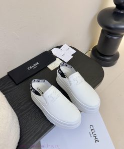 CELINE Spring And Summer Thick Soled White Shoes With A Light Luxury Style Are Popular Among Ce a4586ad4