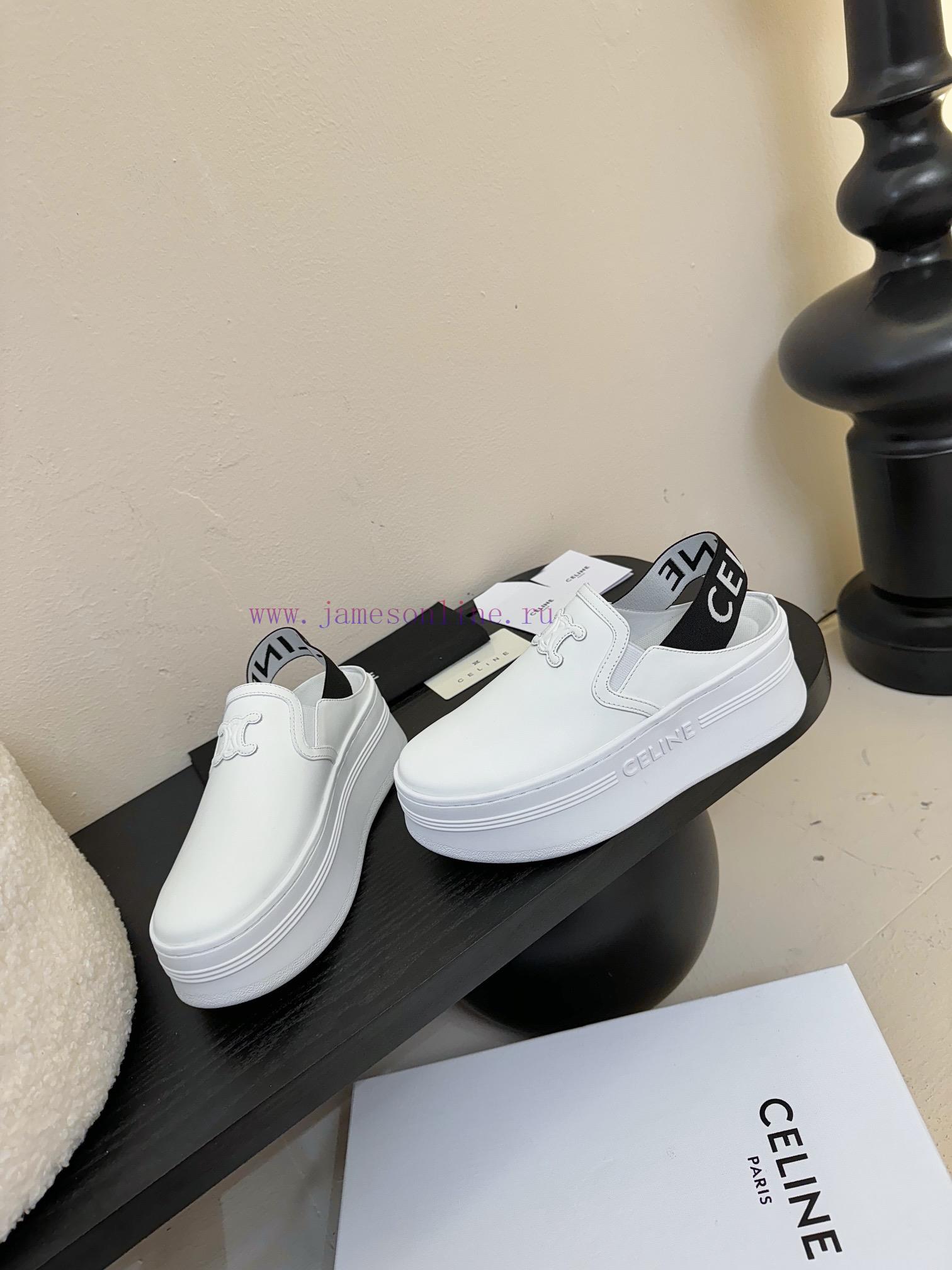 CELINE Spring And Summer Thick Soled White Shoes With A Light Luxury Style Are Popular Among Ce a4586ad4 - Image 4