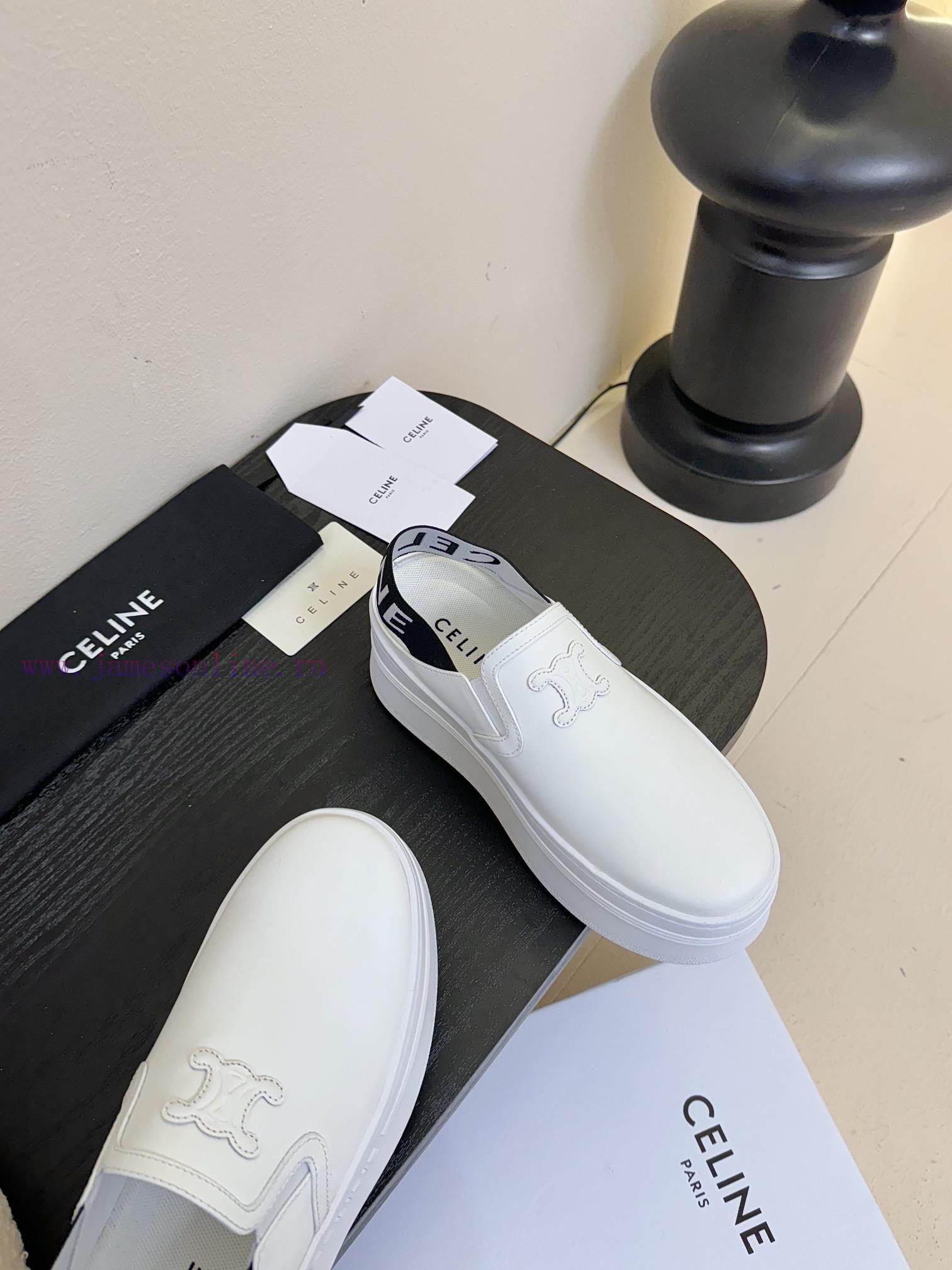 CELINE Spring And Summer Thick Soled White Shoes With A Light Luxury Style Are Popular Among Ce a4586ad4 - Image 5