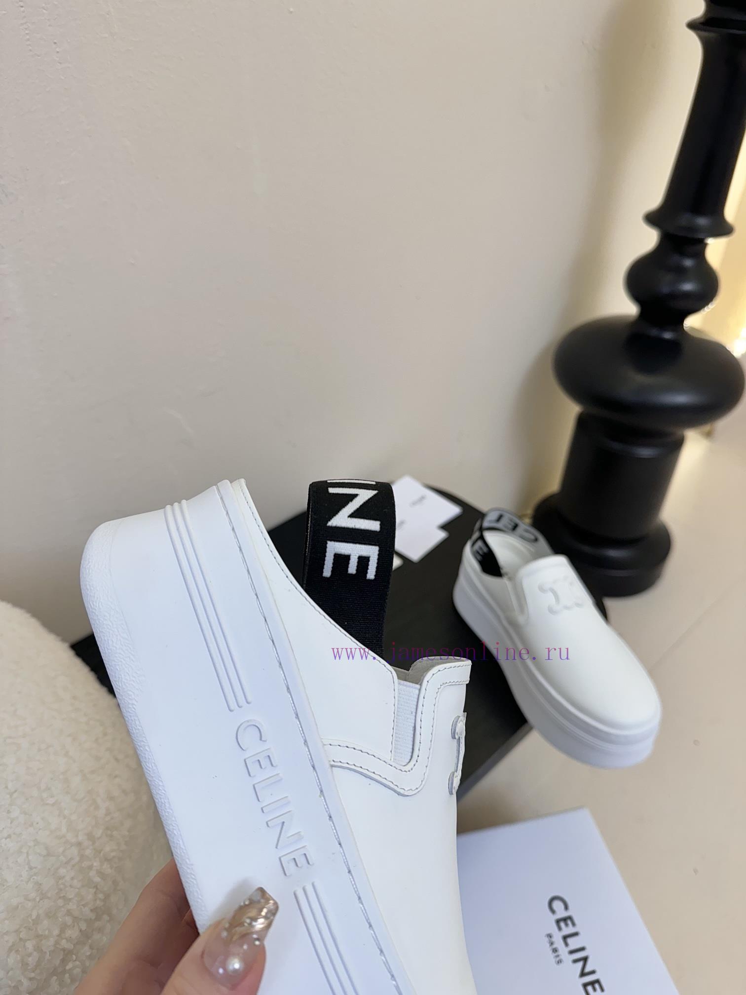 CELINE Spring And Summer Thick Soled White Shoes With A Light Luxury Style Are Popular Among Ce a4586ad4 - Image 7