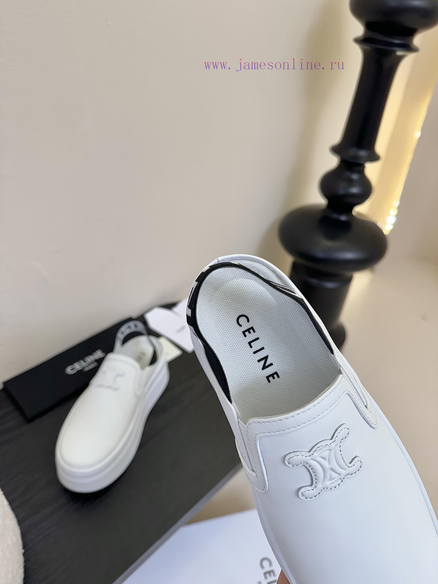 CELINE Spring And Summer Thick Soled White Shoes With A Light Luxury Style Are Popular Among Ce a4586ad4 - Image 9