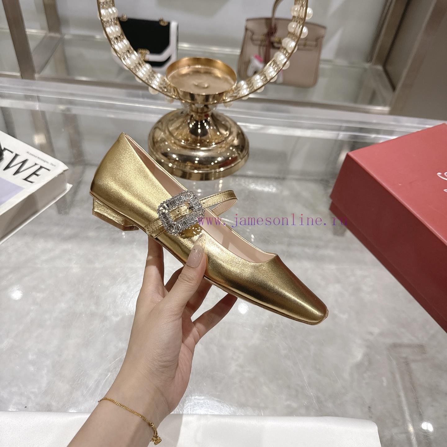 RV 2025SS Spring/Summer New Mary Jane Single ShoesA Must-have Item With A Short Heel Design And 8qrwjwcs - Image 6