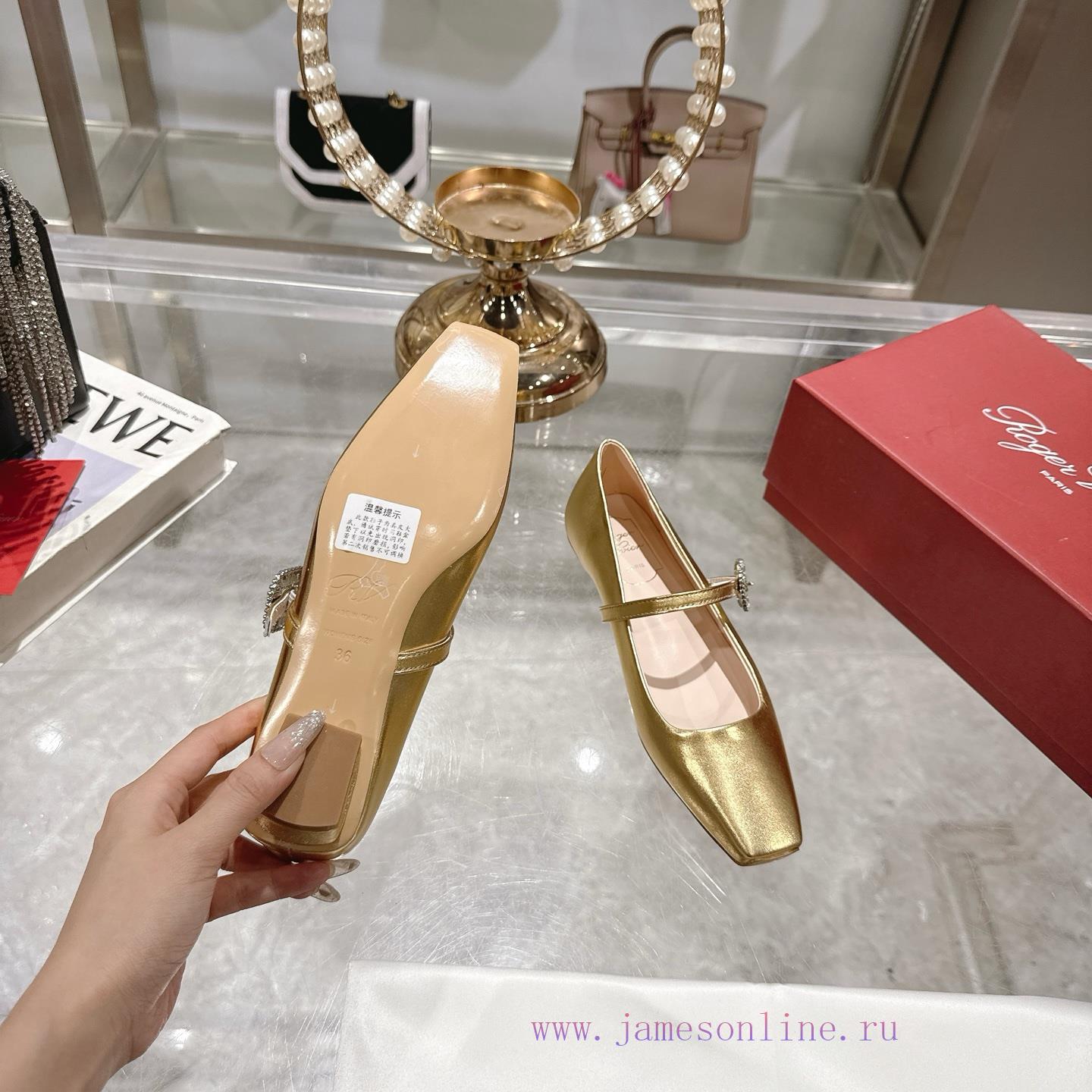 RV 2025SS Spring/Summer New Mary Jane Single ShoesA Must-have Item With A Short Heel Design And 8qrwjwcs - Image 10