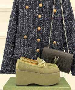 GUCCI/Gucci Classic Horseneck Buckle Thick Soled LoafersTired Of The Monotonous Flat BottomWant phb10whv