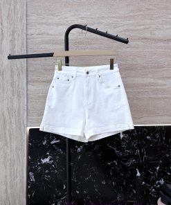 CX0112 New Shorts ️Loewe Logo Embroidered Denim Shorts Tricolor 26/27/28/29/30Update Time: Ma nhgal6k8