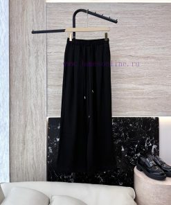 CX0108 New Pants ️Prada Triangle Wide Leg Pants Black And White SMLUpdate Time: May 30 2025 By D utyyy1r7