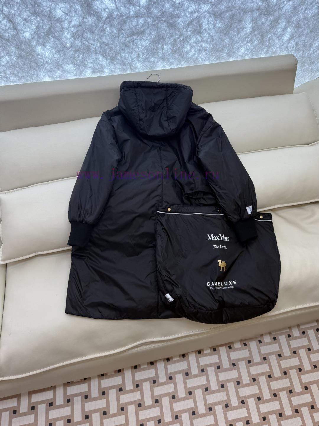 M674 New Camel Velvet Clothing ️Max Zipper 48% Camel Velvet 4% Mulberry Silk Imported Fabric m317d07g - Image 5