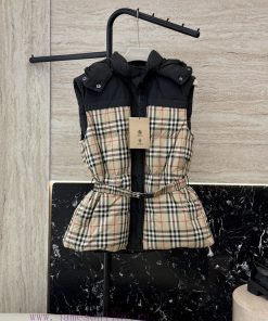 AH732 New Down Jacket ️Burberry Plaid Patchwork 90% White Goose Down Double-sided Vest Do tamlx41y