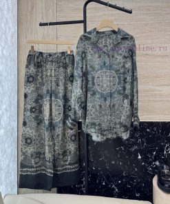 LM004 New Package ️100% Ramie Printed Positioning Printed Oriental Aesthetic Long Sleeve Shir rpqlki64