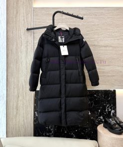 2026019 New Down Jacket ️Mon Zipper Long Slim Down Jacket Black Apricot Army Green 0-1-2-3 Si c9i5pd4k