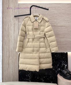 2026009 New Down Jacket ️Burberry Double Breasted 90% White Goose Down Jacket Long Three jog9wl1x
