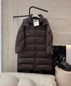 8115 New Down Jacket ️Maxmara 90% White Goose Down Long Sleeve Down Jacket Black Grey Coffee xobhidbd