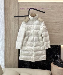 M283 New Down Jacket ️Moncler Premium Version 90% White Goose Down Zipper Slimming Long Down 0517ikzx
