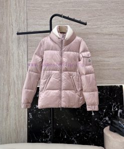 M317 New Down Jacket ️Moncler Top Edition Color Blocked Stand Up Collar 90% White Goose Down kcisani4