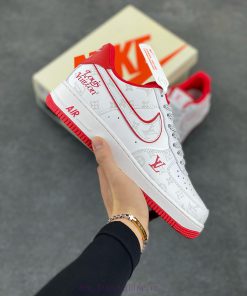 Cash Out 🎉  WelfareOriginal Local 260Nike Air Force 1 '07 Low "LV Collaboration - Red Night Elf 1s2ok894