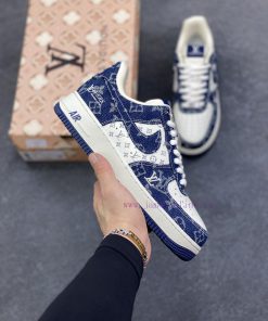 Limited Overseas Release Of Nike Air Force 1 '07 Low LV Collaboration - White And Blue Air Forc y65thktu