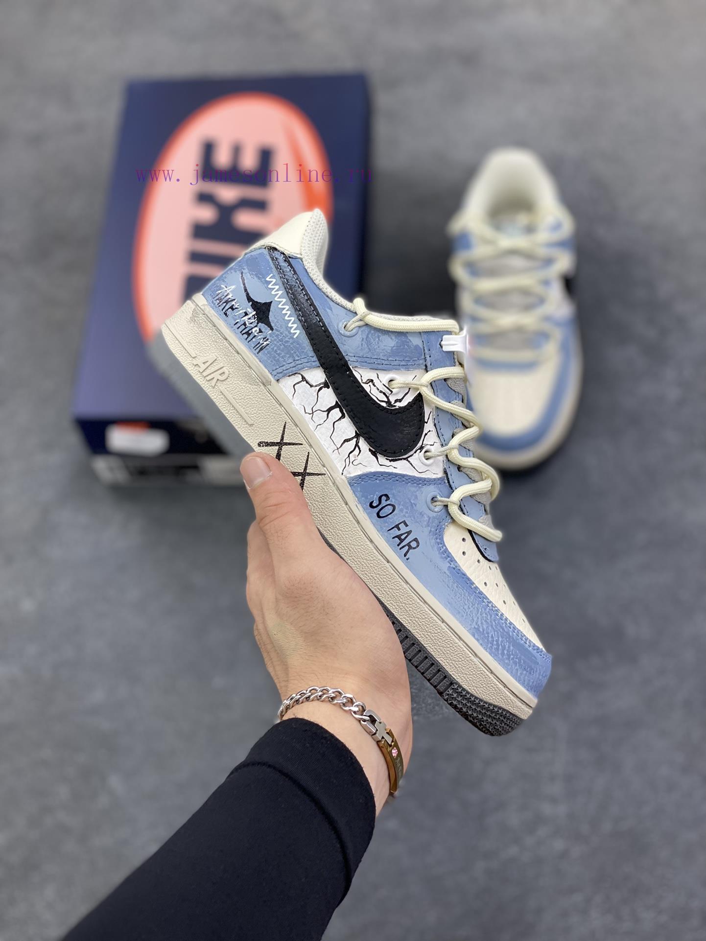 Nike Air Force 1'07 Low "The Age Of Cracks" Hand Drawn Graffiti Crack Era Air Force One Low Top tzetsqqd - Image 2