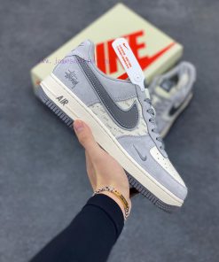 Overseas Limited Edition Release Of Nike Air Force 1 '07 Low "Stusey Co Branded - Pig Eight Gre mqx6ab9d