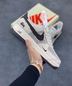 Overseas Limited Edition Release Of Nike Air Force 1 '07 Low "Stusey Collaboration - Mi Bai Hei ts31rney