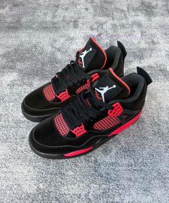 Terminal Release A Version Pure Original GradeAir Jordan 4 Retro "Red Thunder" AJ4 Black And Re b8htddo0