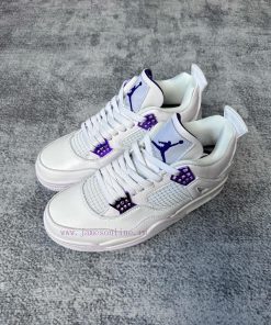 Terminal Release A Version Pure Original GradeThe Air Jordan AJ4 Retro White Purple CT8527-115 37ig0z3a