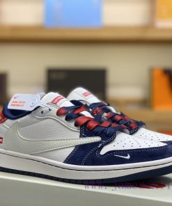 Supreme X Air Jordan 1 Low Deep Blue Midnight RedThis Product Advocates Breaking The Limitation s07g255r