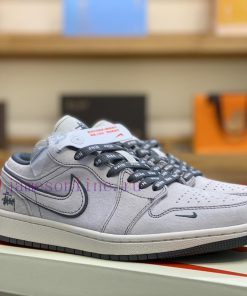 Stussy X Air Jordan 1 Low All Pig Eight Grey LineThis Product Advocates Breaking The Limitation 6kn9nclz