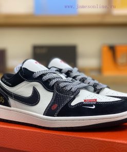 Nike Air Jordan 1 Low AJ1 Qiao 1 Low Cut Casual Board Shoes Synchronized With Official Color Sc 3xtar9p0