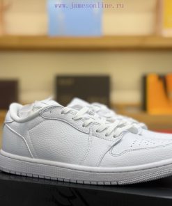 Air Jordan 1 Low All WhiteAJ1 Qiao 1 Low Cut Casual Board Shoes Synchronized With Official Colo xem7ep73