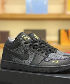 .The Air Jordan 1 Low "Elephant" SE Low Cut Danger Logo AJ1 Jordan 1st Generation AJ1 Qiao 1 Lo rc6c2d7x