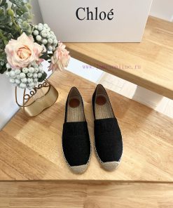 Cloth SurfaceChloe/Kouyi Top Purchasing Goods Most Fisherman's ShoesNew Chloe Canvas Letter Fis hazhjj5u