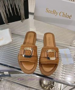 Chloe's New Woven Slippers For 2024 Make A Dazzling Debut A Perfect Match Of Fashion And Comfor e10phsd0