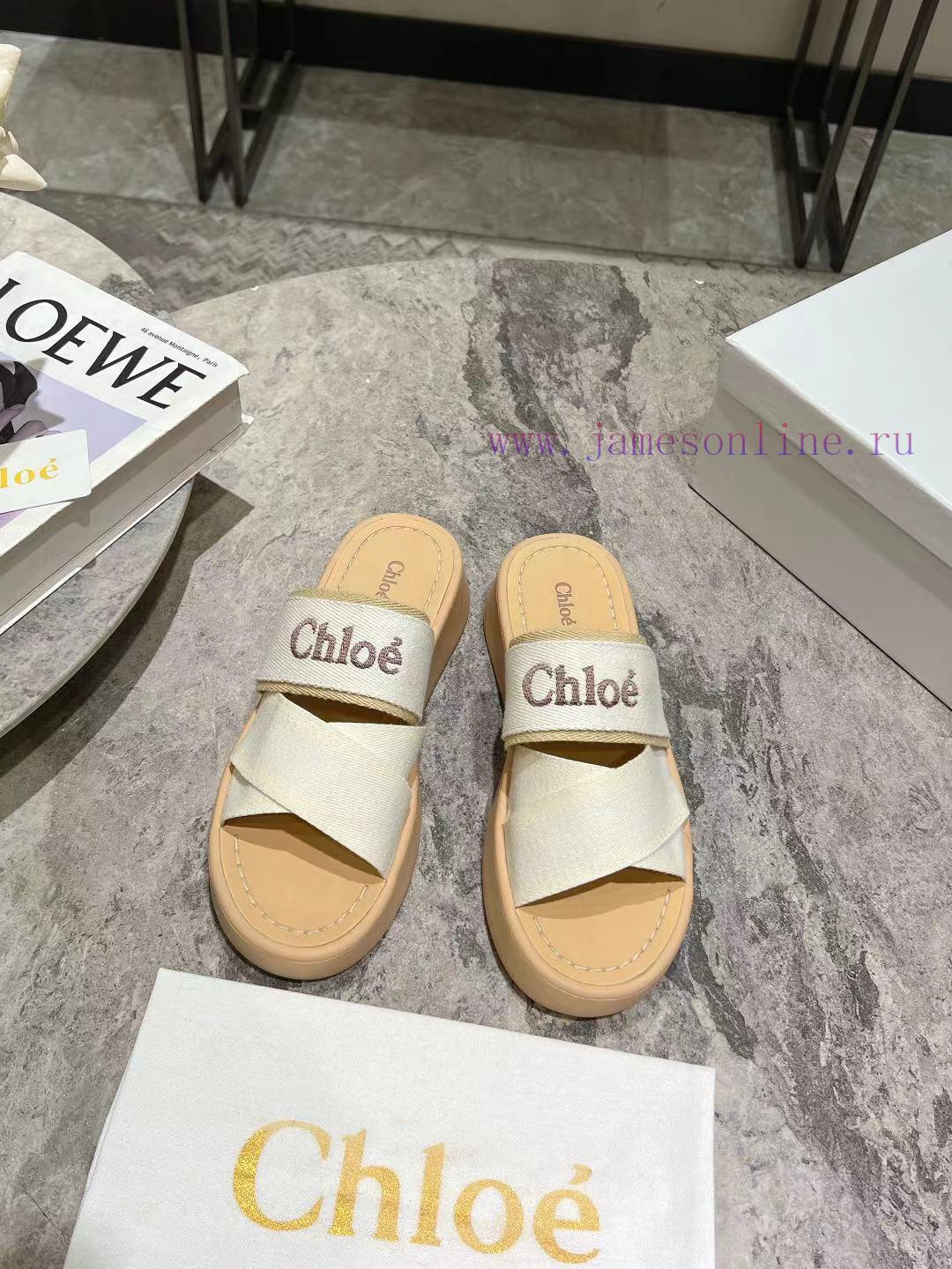 Purchase Grade Chloe/Chloe Classic Spring/Summer Knitted Strap SlippersChloe Spring/Summer Coll qz5mpzas - Image 2