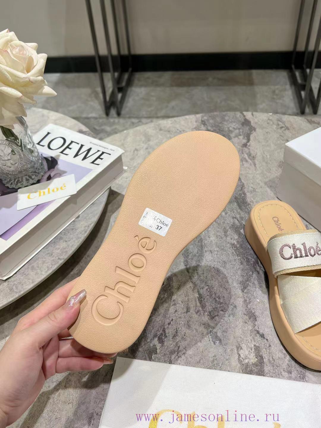 Purchase Grade Chloe/Chloe Classic Spring/Summer Knitted Strap SlippersChloe Spring/Summer Coll qz5mpzas - Image 10