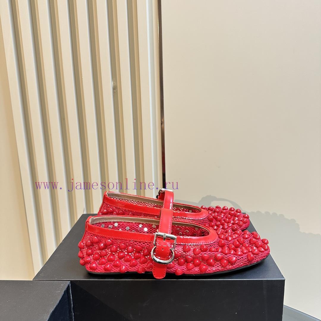 AlAIA | Classic Retro Mesh Of AlAIAPearl Mary Jane ShoesFull Of Girlish Style With Both Modern 6ocxn84g - Image 6
