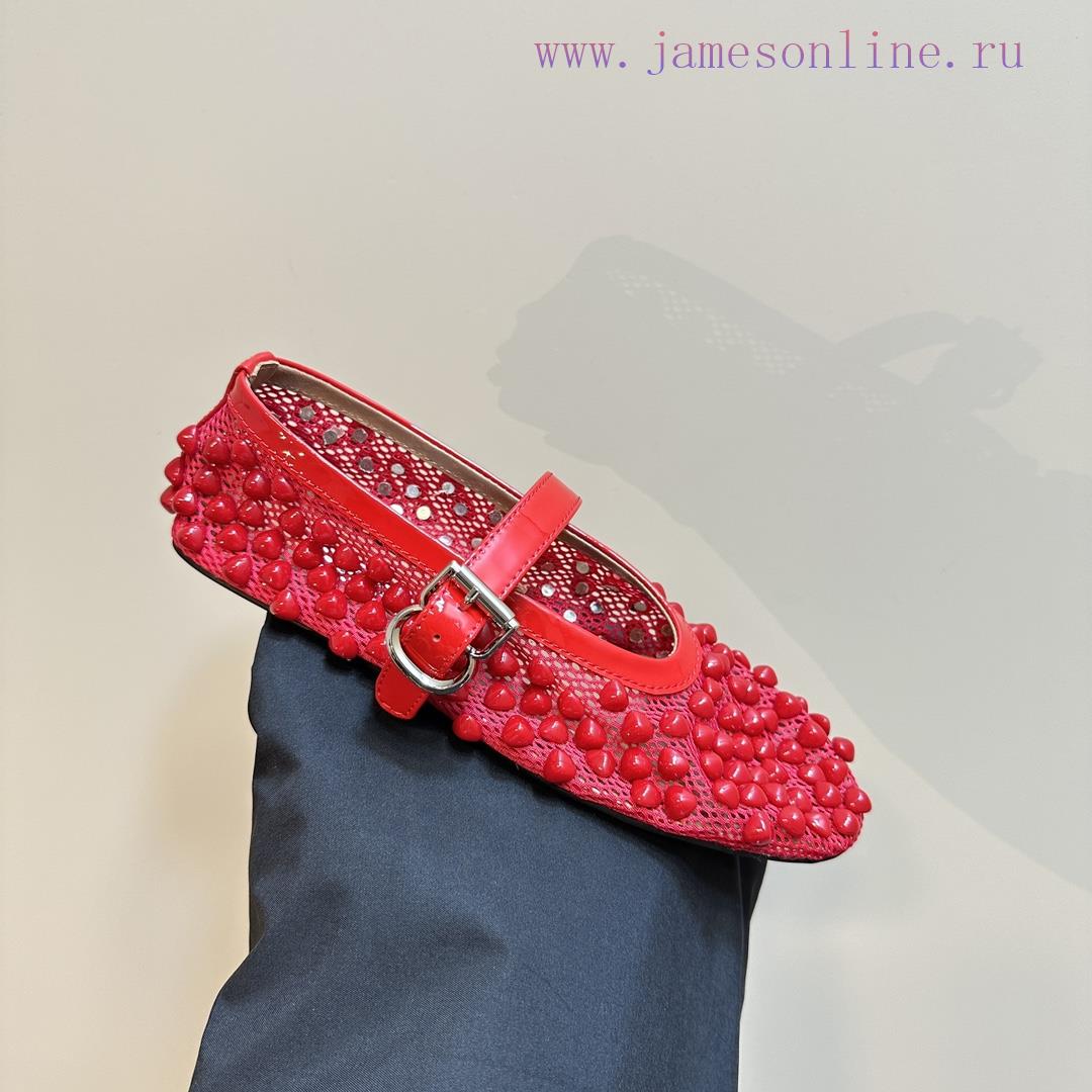 AlAIA | Classic Retro Mesh Of AlAIAPearl Mary Jane ShoesFull Of Girlish Style With Both Modern 6ocxn84g - Image 8