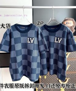LV Plaid Nail Bead Wool Woven Short Sleeved Whole Piece Clothing Is Purchased And Developed By 514nf0rz
