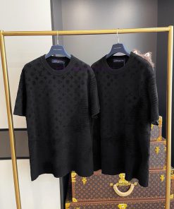 LV Jacquard Full Logo Short Sleeve Whole Piece Clothing Procurement Zp Development And Creation lkklan5z