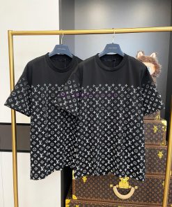 LV Classic Gradient Full Logo Short Sleeve Whole Piece Purchased And Developed By Zp Original D vw8zbajy
