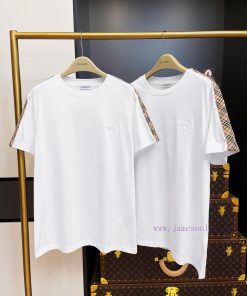 BURBERRY Cuff Grid Short Sleeve With Full Packaging 🔥🔥🔥 Whole Piece Clothing Procurement Zp Dev bzad1f15