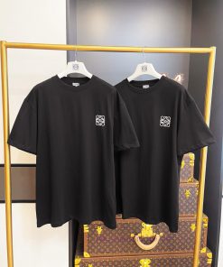 LOEWE Chest Embroidered Short Sleeved Shirt With Full Packaging 🔥🔥🔥 Whole Piece Clothing Procur ugoqom3x