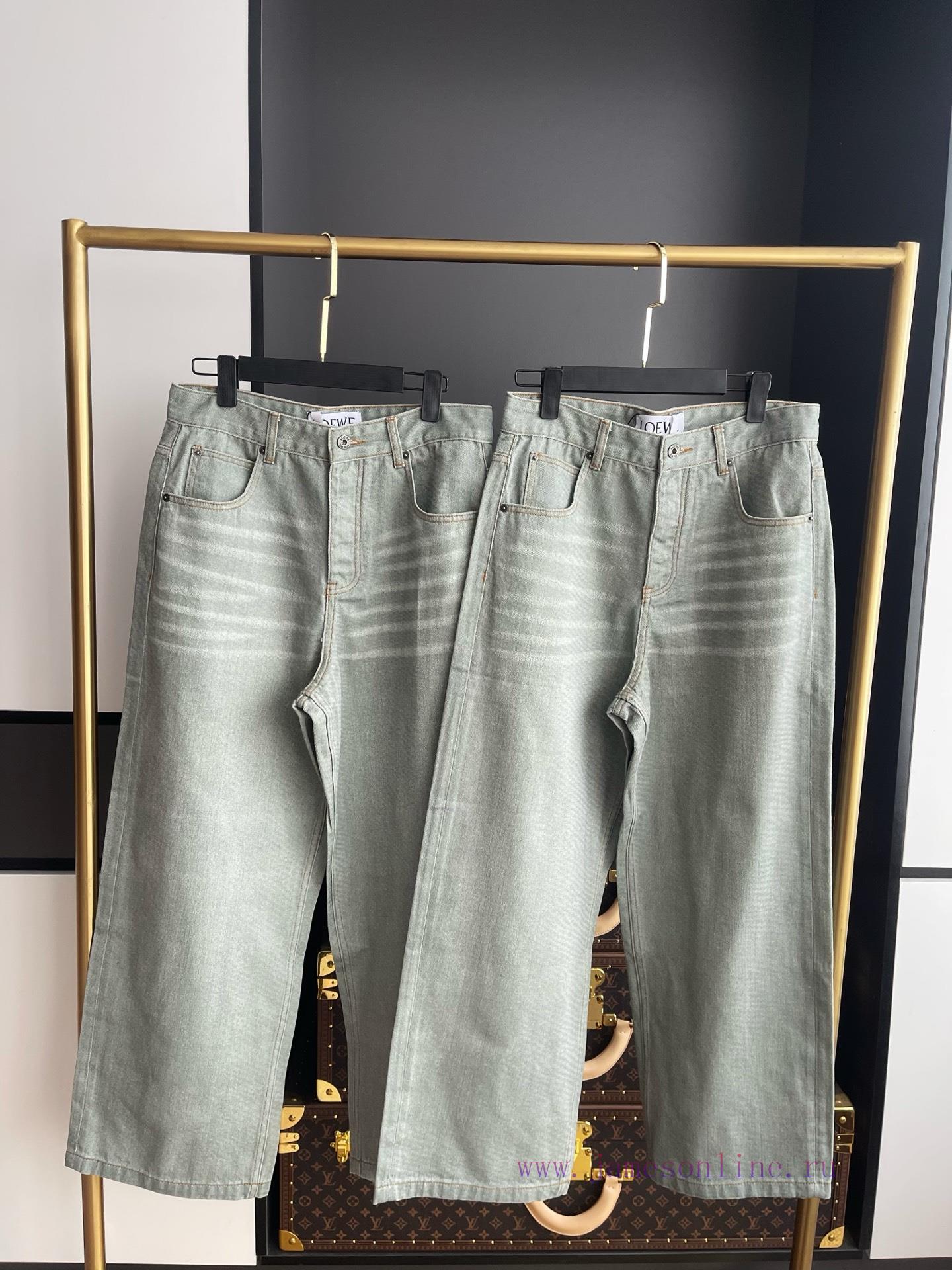 LOEWE 25SS Denim Jeans ⚠️ Complete Packaging And Shipping Of The Entire Piece Of Clothing Procu 5lt1pubq