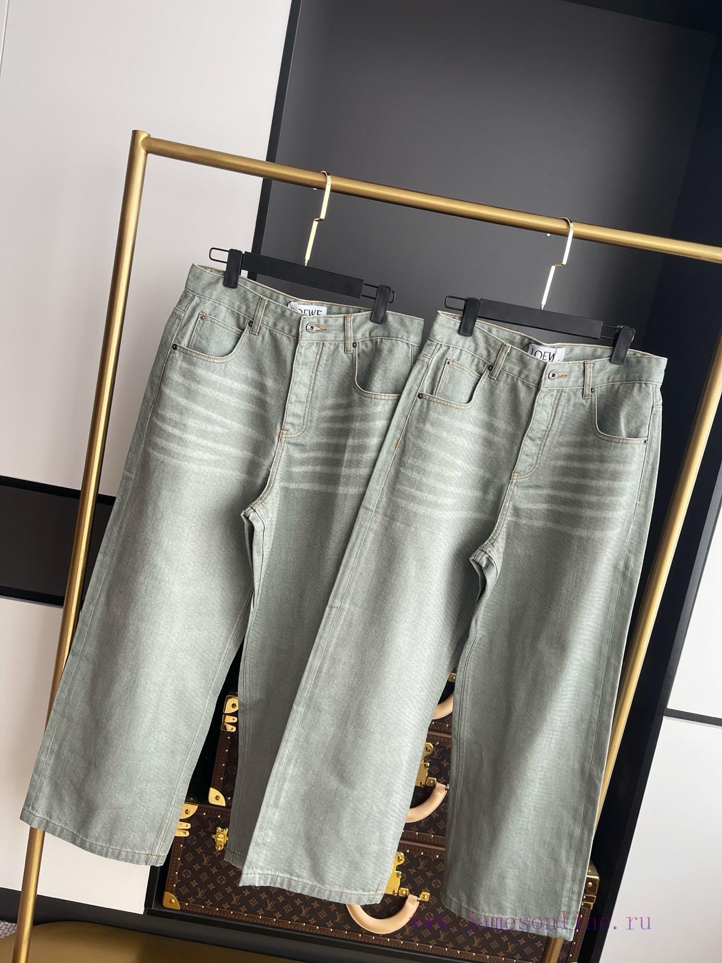 LOEWE 25SS Denim Jeans ⚠️ Complete Packaging And Shipping Of The Entire Piece Of Clothing Procu 5lt1pubq - Image 4
