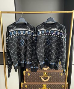 LV Jacquard Wool Round Neck Sweater ⚠️ Complete Packaging And Shipping Of The Entire Piece Of C mc6zg8oz