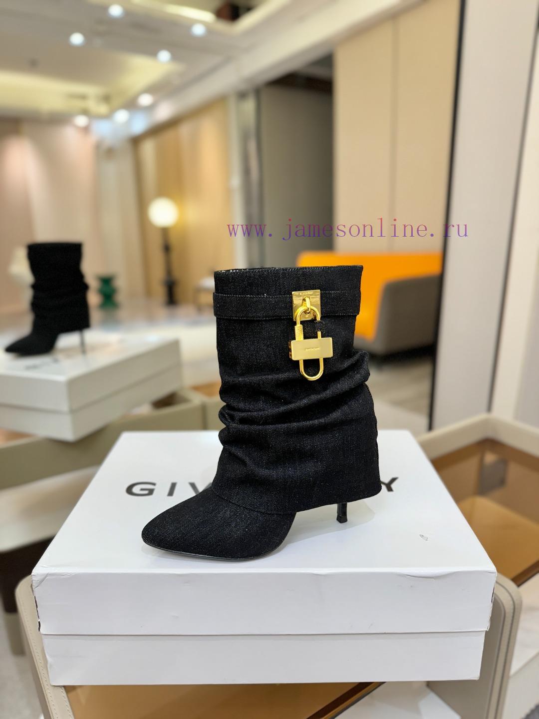 PriceAuthentic CustomizationGIVENCHY 𝐒𝐒𝐧𝐞𝐰 High-heeled Slim Heeled Boots The Most Popular On Th pujnckrv