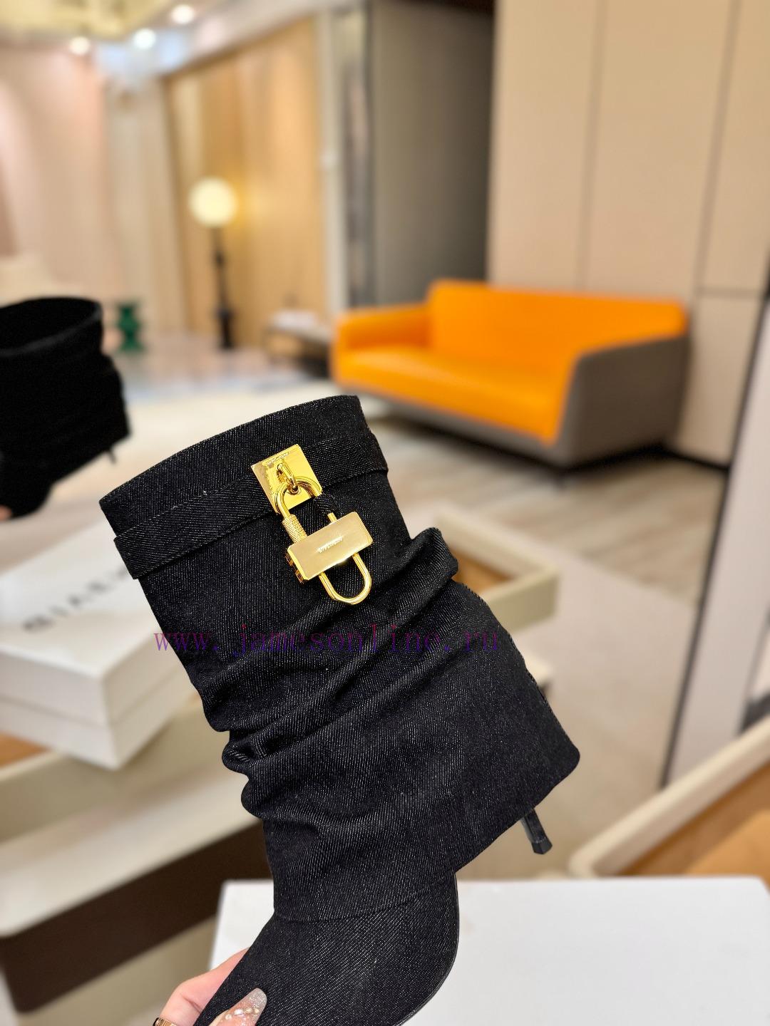 PriceAuthentic CustomizationGIVENCHY 𝐒𝐒𝐧𝐞𝐰 High-heeled Slim Heeled Boots The Most Popular On Th pujnckrv - Image 9