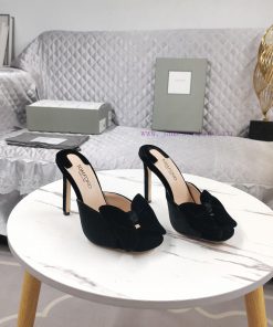 New Top Top TOM FORDSynchronize New Bow Decoration High-heeled Slippers On The Official Website tlbdut02