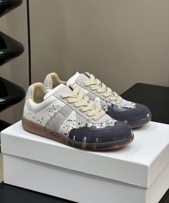 Majirad's Training Shoes Splashed With InkThe Cowhide Material Is Hand Splashed With Ink Making nxzww5zj