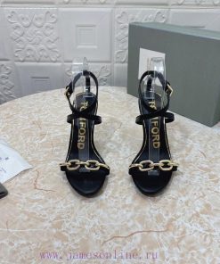 TOM FORD Top Quality SandalsOfficial Website Synchronized 11 Open Touch Chain Decorative Sandal ysw9voz7